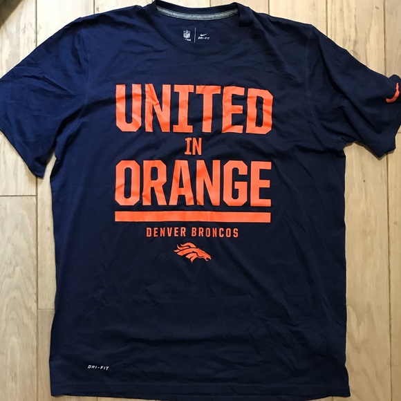 denver broncos dri fit shirt